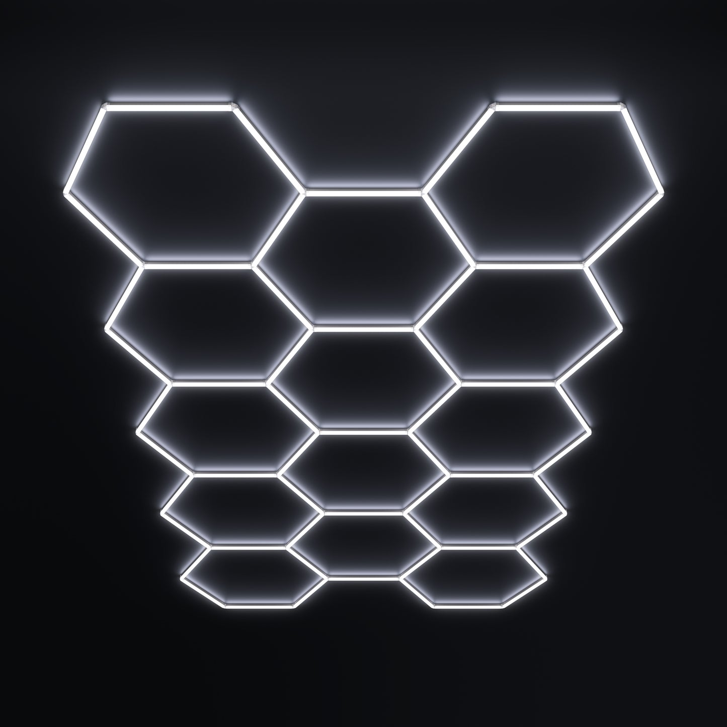 Large Hexagon Lights for garages