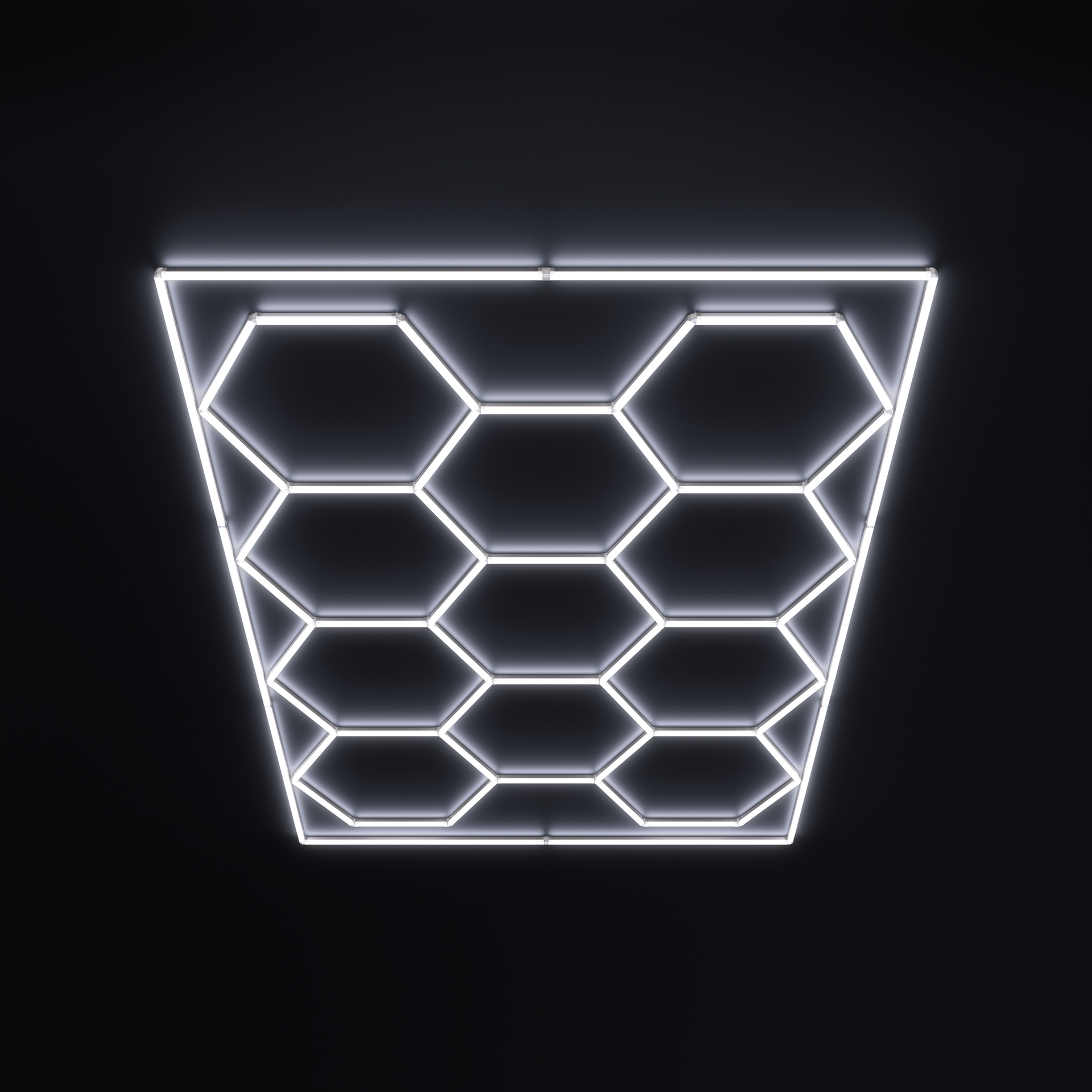 HIVE - (Gen 2) Hexagon LED Lighting System - 1 Garage Kit with Border