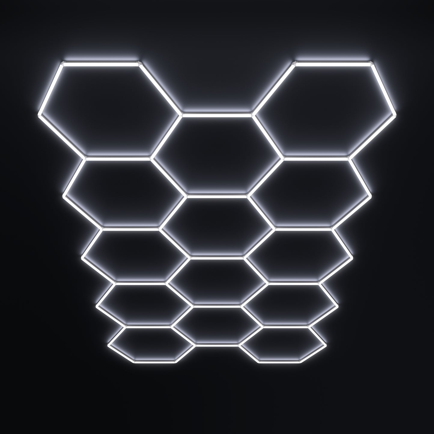 Large Hexagon Lights for garages