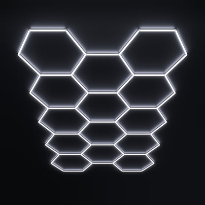 Large Hexagon Lights for garages