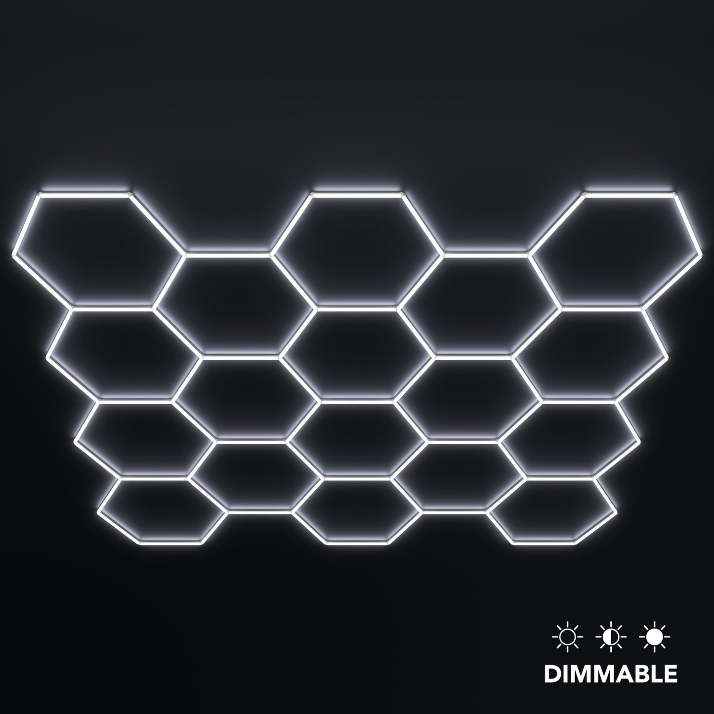 Dimmable Large 18 Hex Kit (15.61’ x 13.53’)